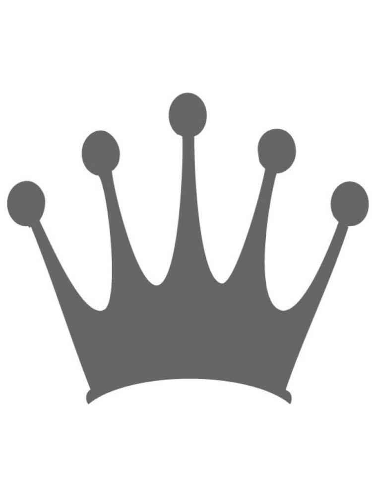 Трафареты корон раскраска для детей