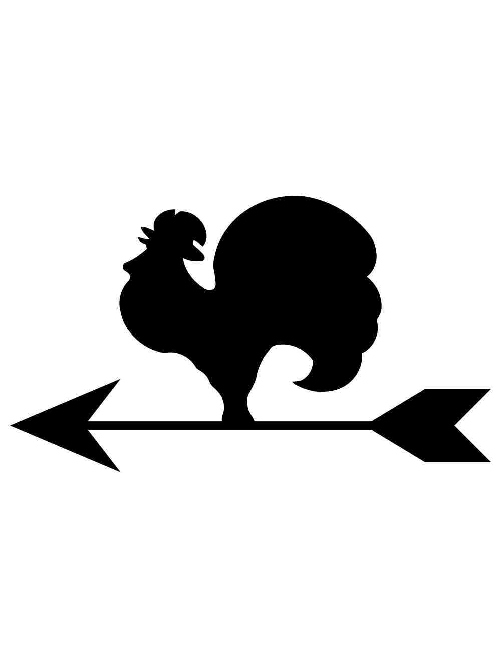 Трафареты куриц черно-белая раскраска