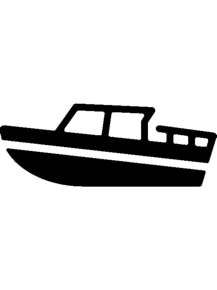 Трафареты лодки для раскрашивания