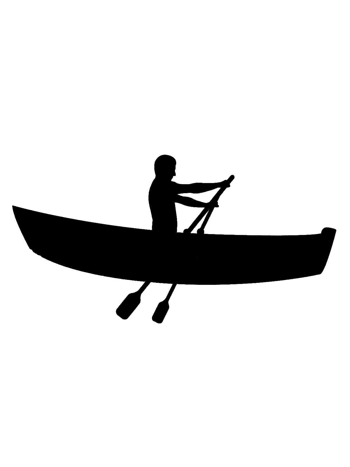 Трафареты лодки картинка для раскрашивания
