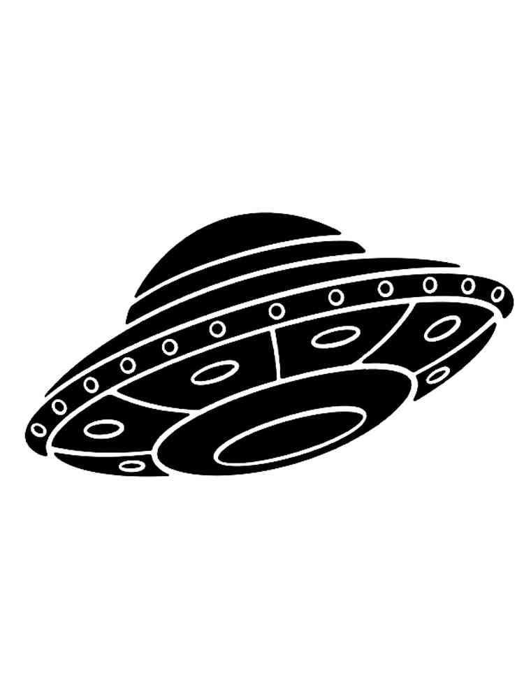 Трафареты нло картинка для раскрашивания