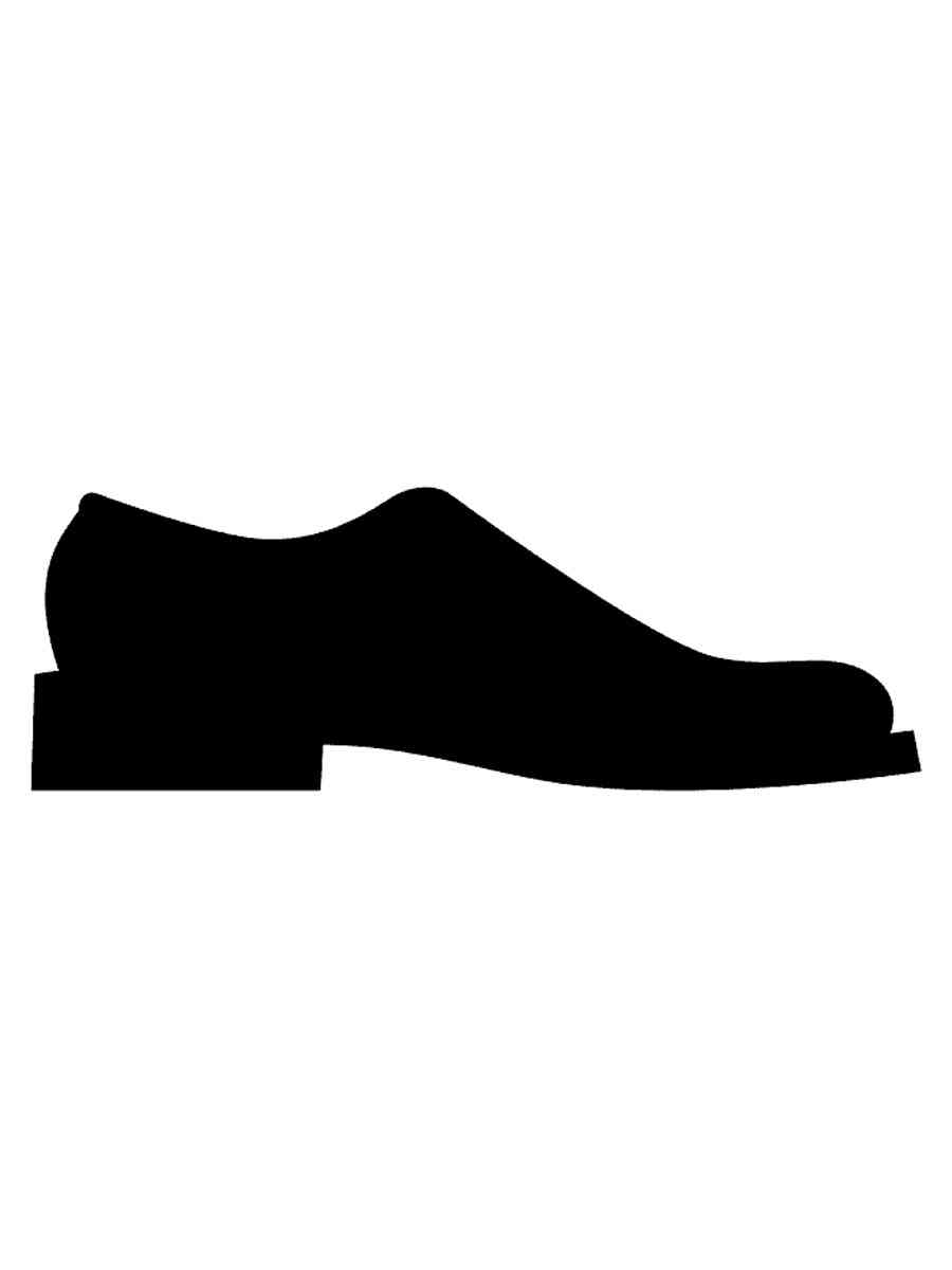 Трафареты обуви раскраска для детей