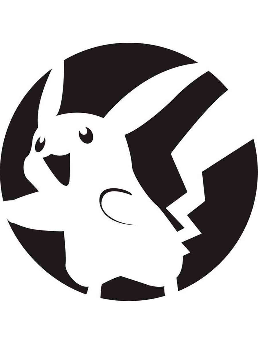 Трафареты пикачу для раскрашивания