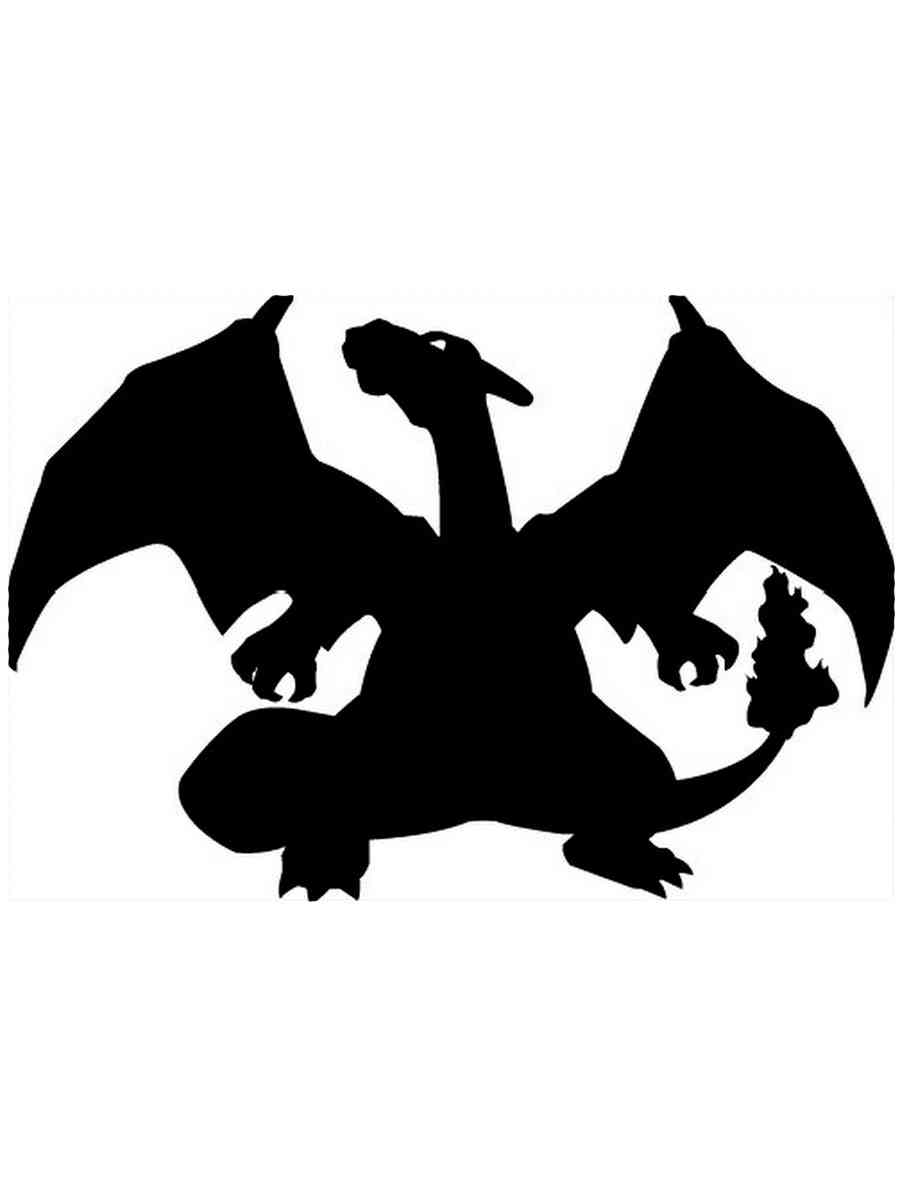 Трафареты покемонов для раскрашивания 3