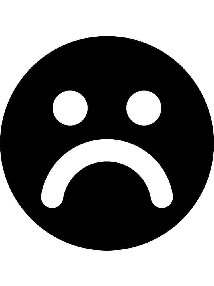 Трафареты смайлов рисунок для раскрашивания 2