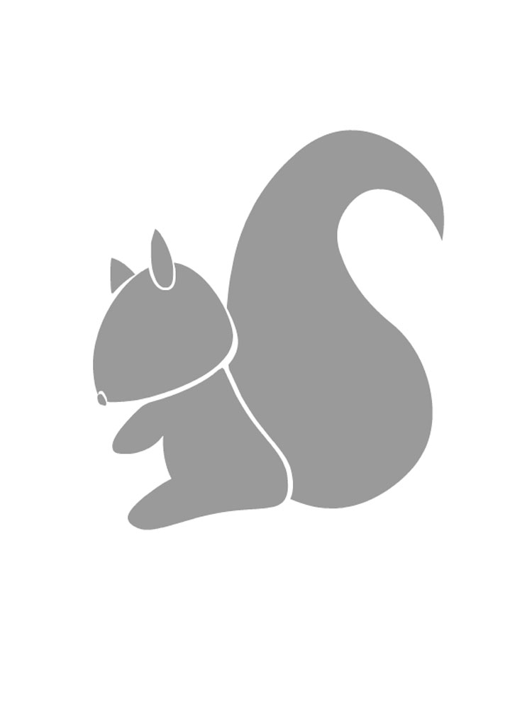 Трафареты животных картинка для раскрашивания 3