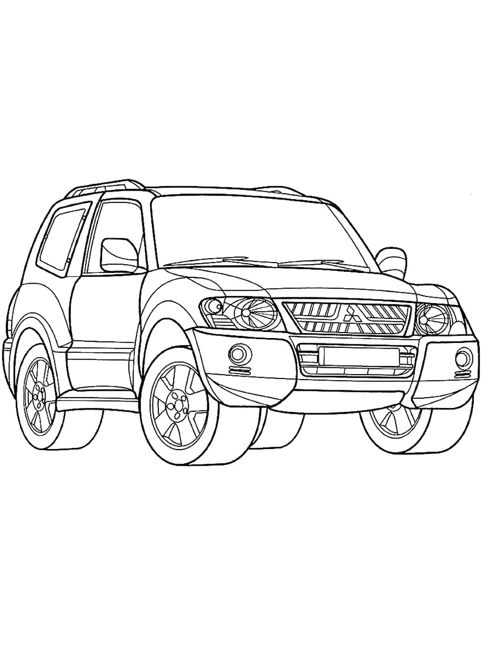 Трехдверый Mitsubishi Pajero IV