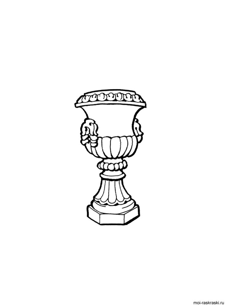 Ваза для раскрашивания 2