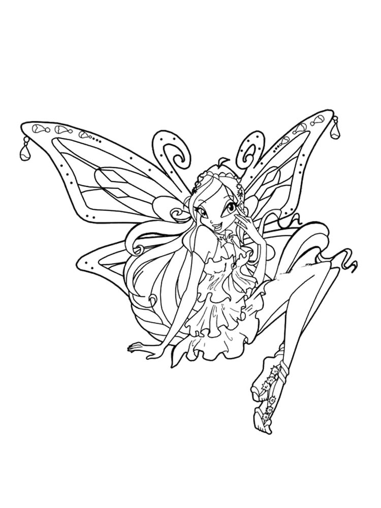 Винкс (winx) для раскрашивания 11
