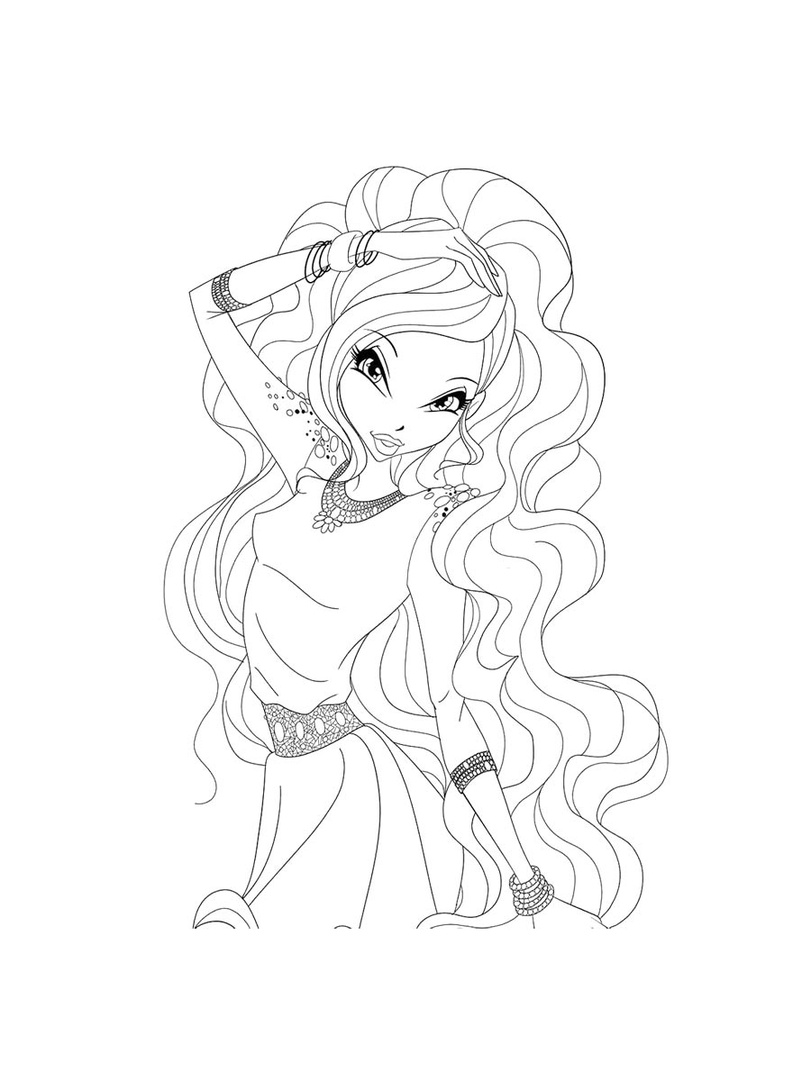 Винкс (winx) для раскрашивания 22