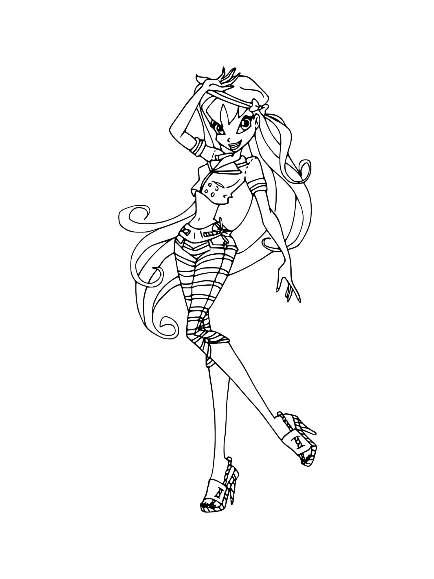Винкс (winx) для раскрашивания 3