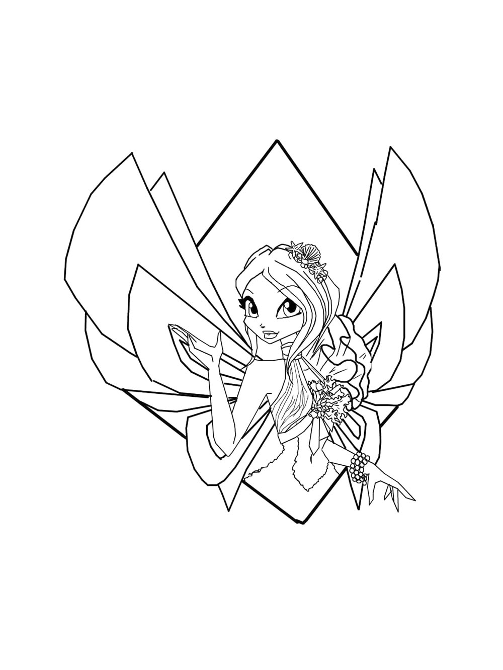 Винкс (winx) для раскрашивания 5