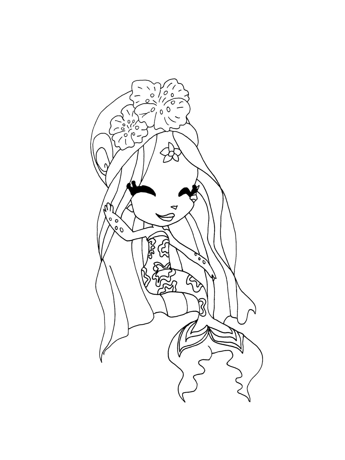 Винкс (winx) для раскрашивания 8