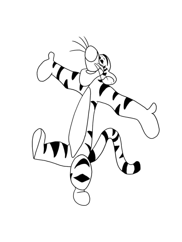 Винни пух раскраска для детей 6