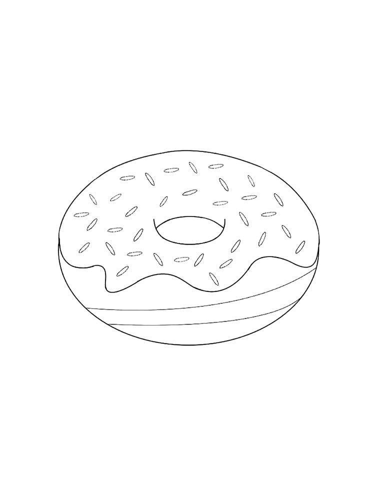 Вкусный пончик