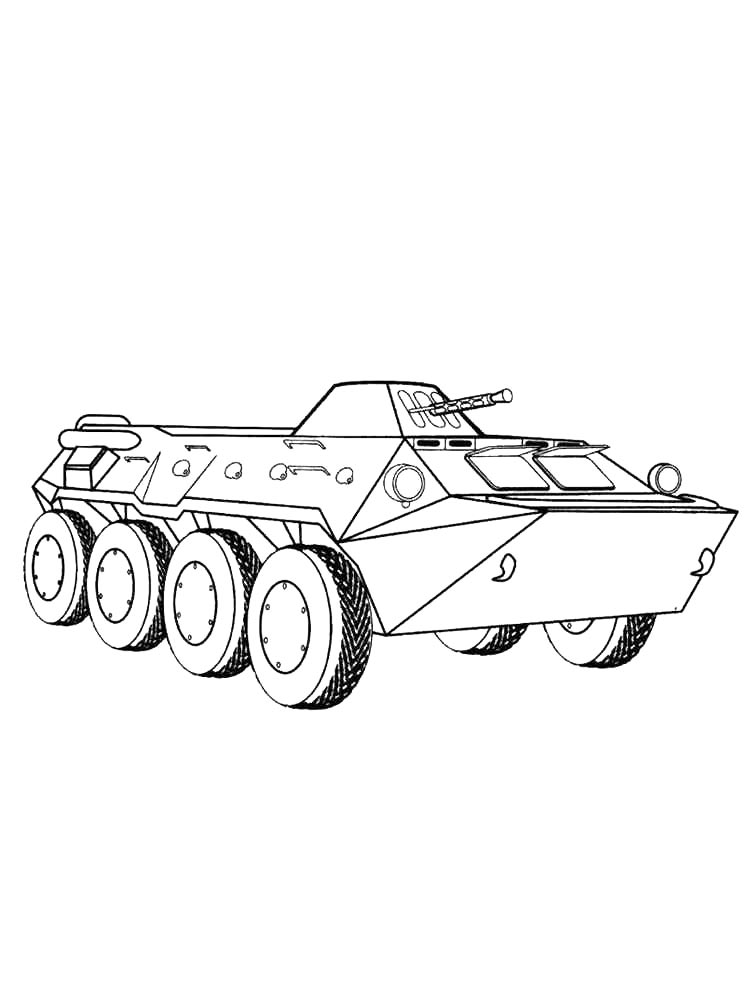 Военный БТР