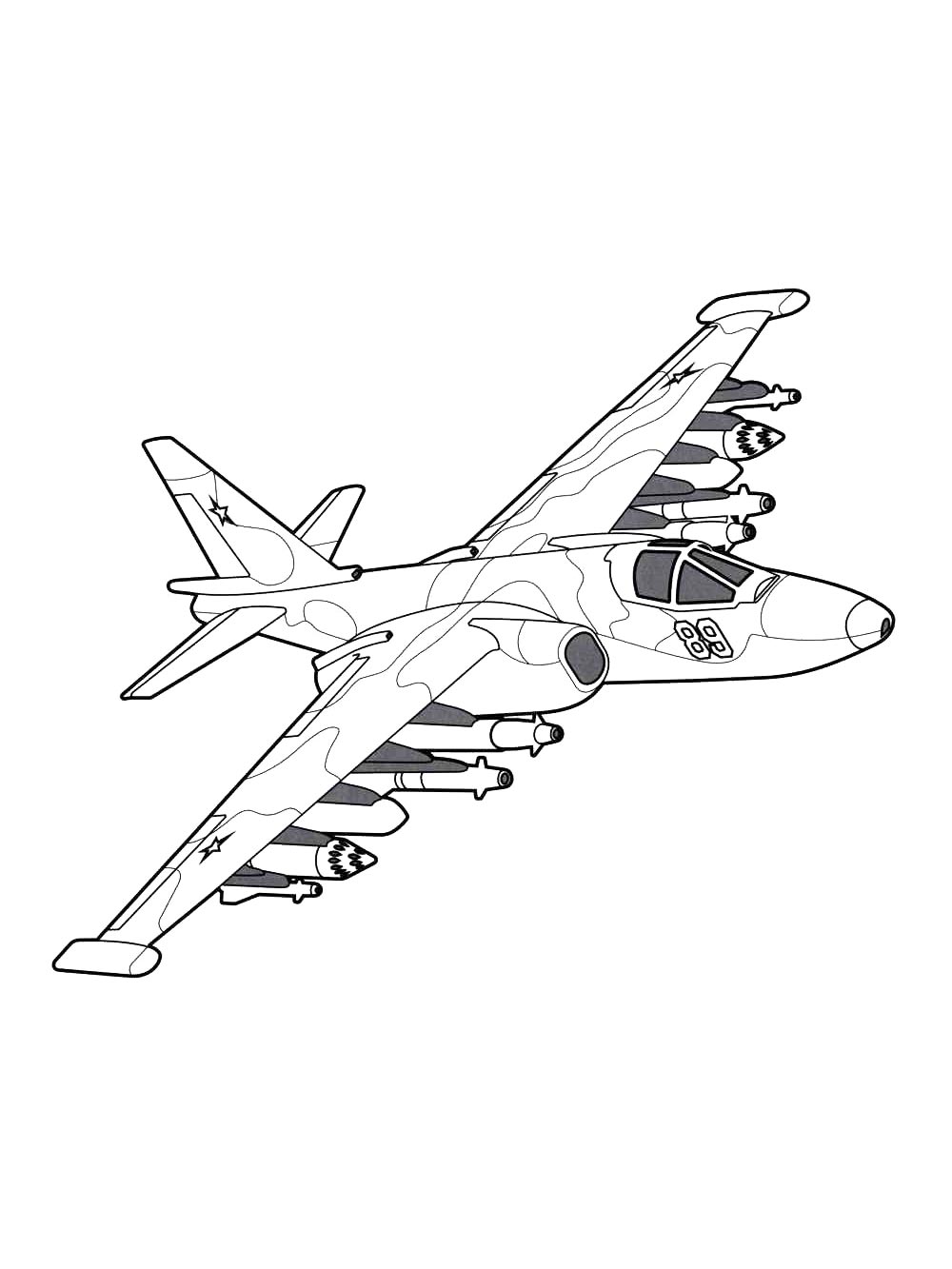 Военный самолет Бомбардировщик