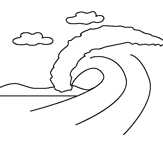 Волны на море