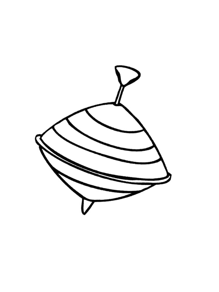 Юла с полосками