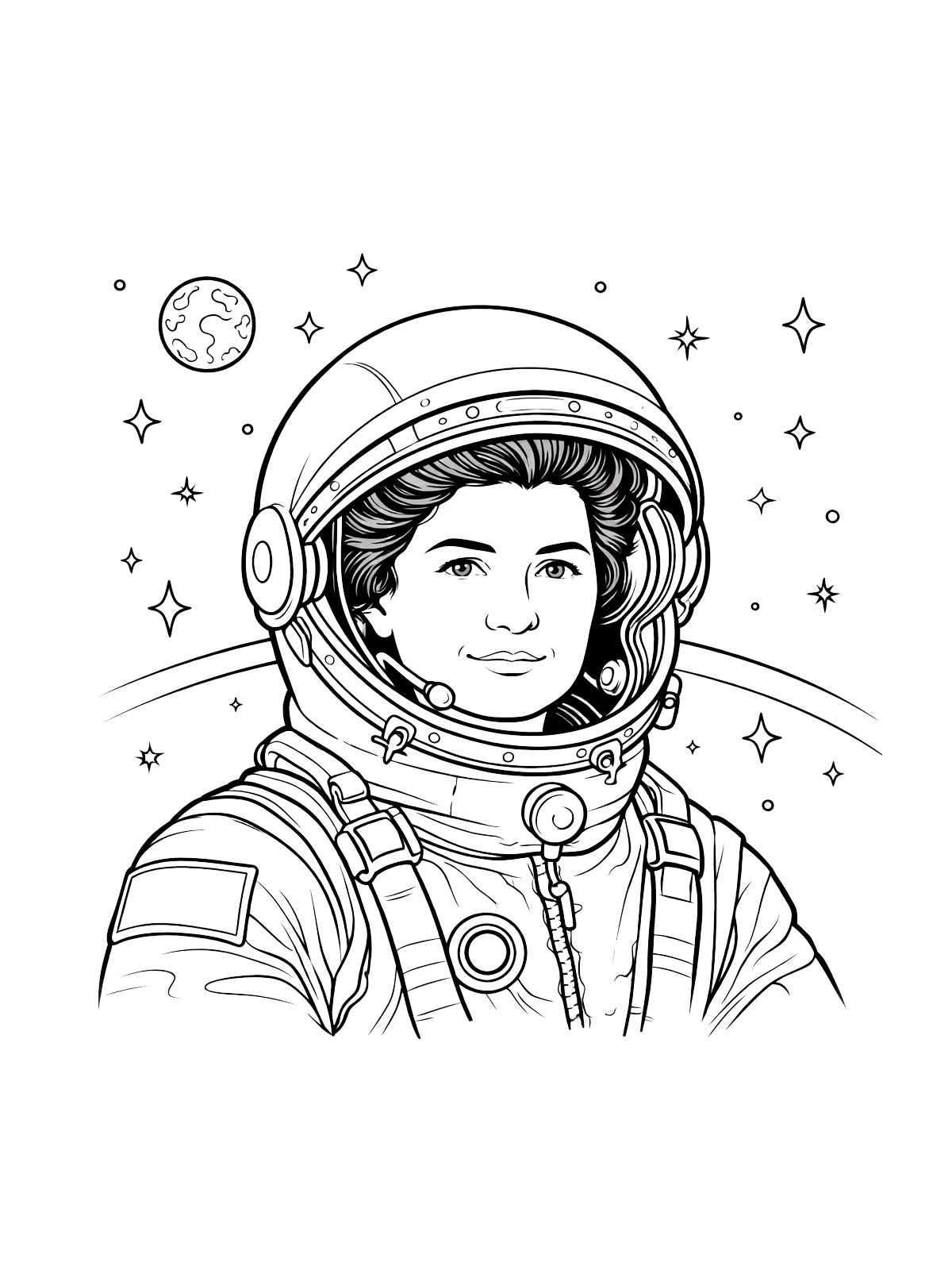 Женщина космонавт
