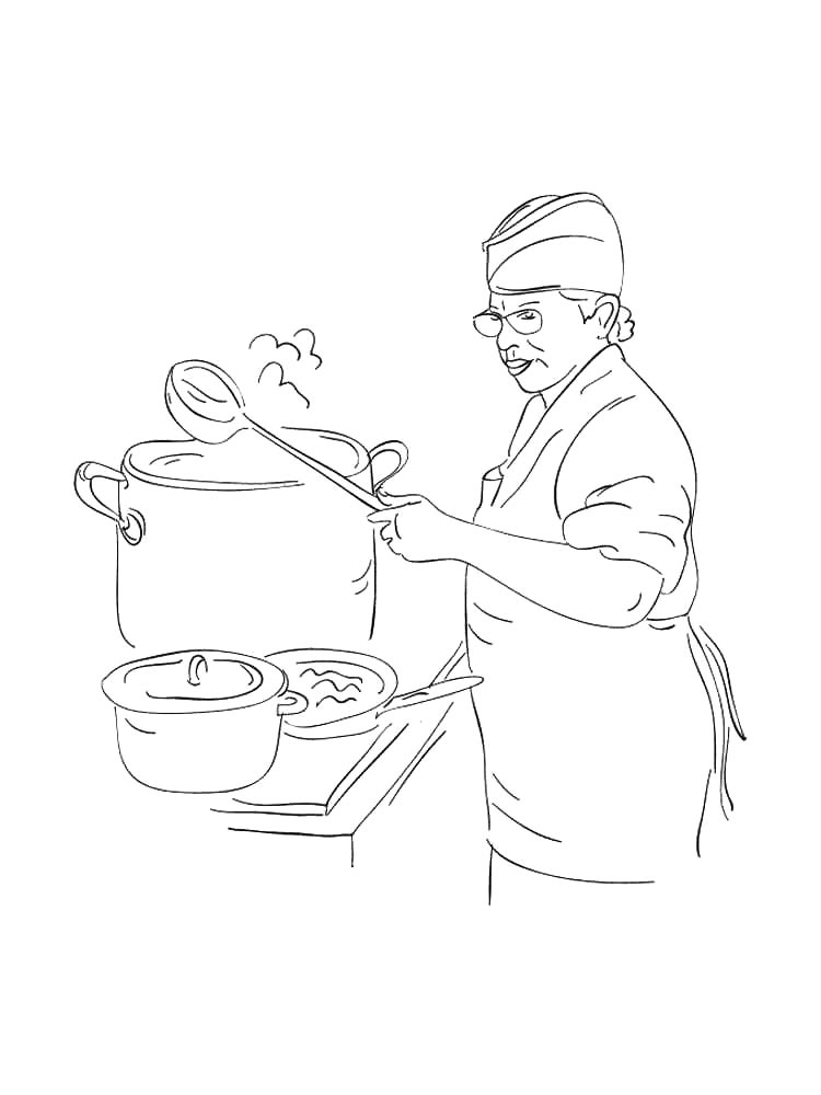 Женщина повар