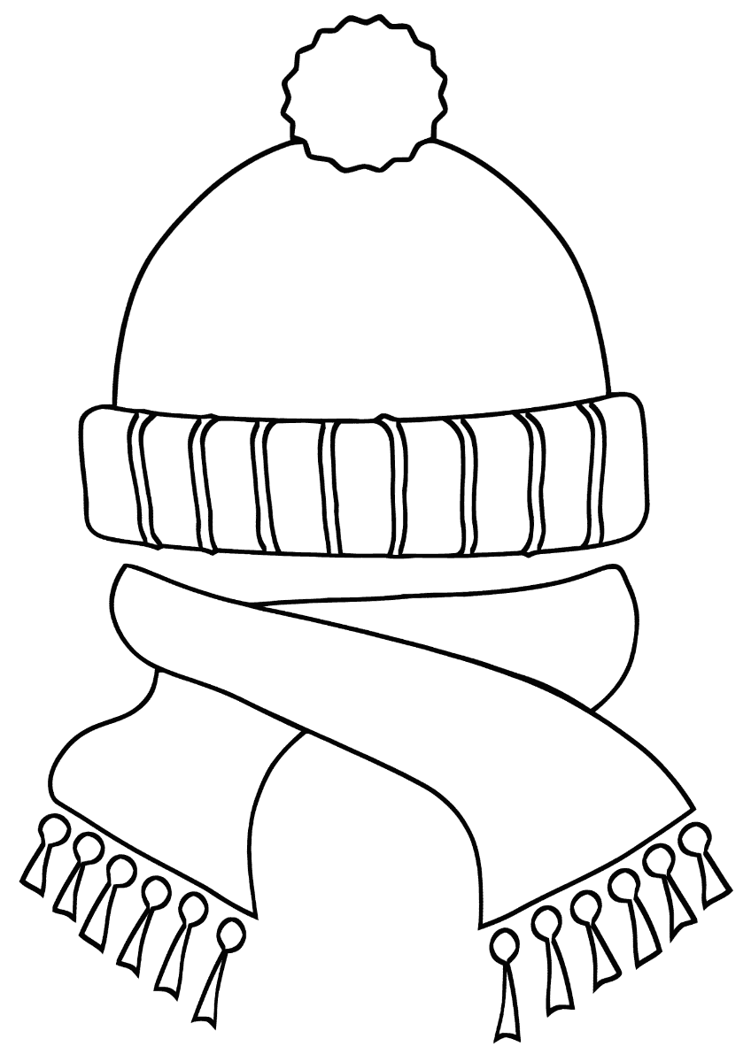 Зимний шарф