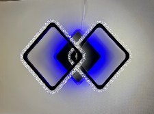 Потолочный светильник ПС8502/2A 52W+20W BK+RGB
