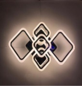 Потолочный светильник ПС7502/2+2+1 104W+32W BK+RGB