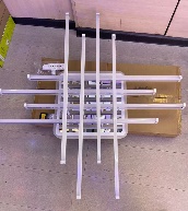 Потолочный светильник ПС7677/8A 256W+44W WT+CR+RGB