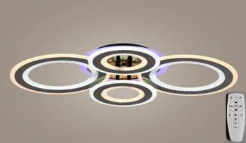 Потолочный светильник ПС7651/4A 160W+22W CR+RGB