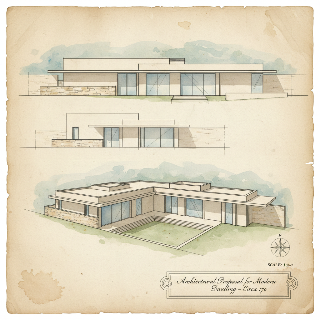 Эскиз проекта дома 4