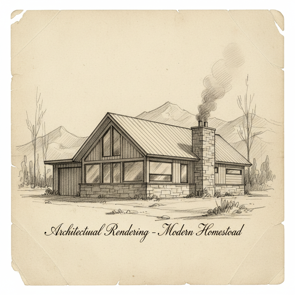 Эскиз проекта дома 3