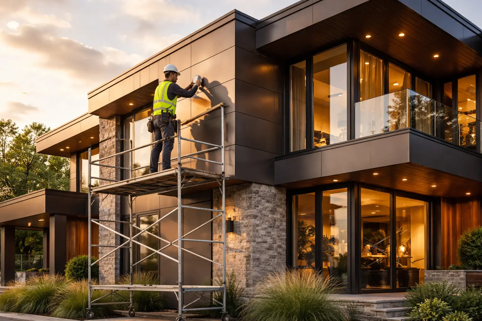 Осмотр и ремонт фасада