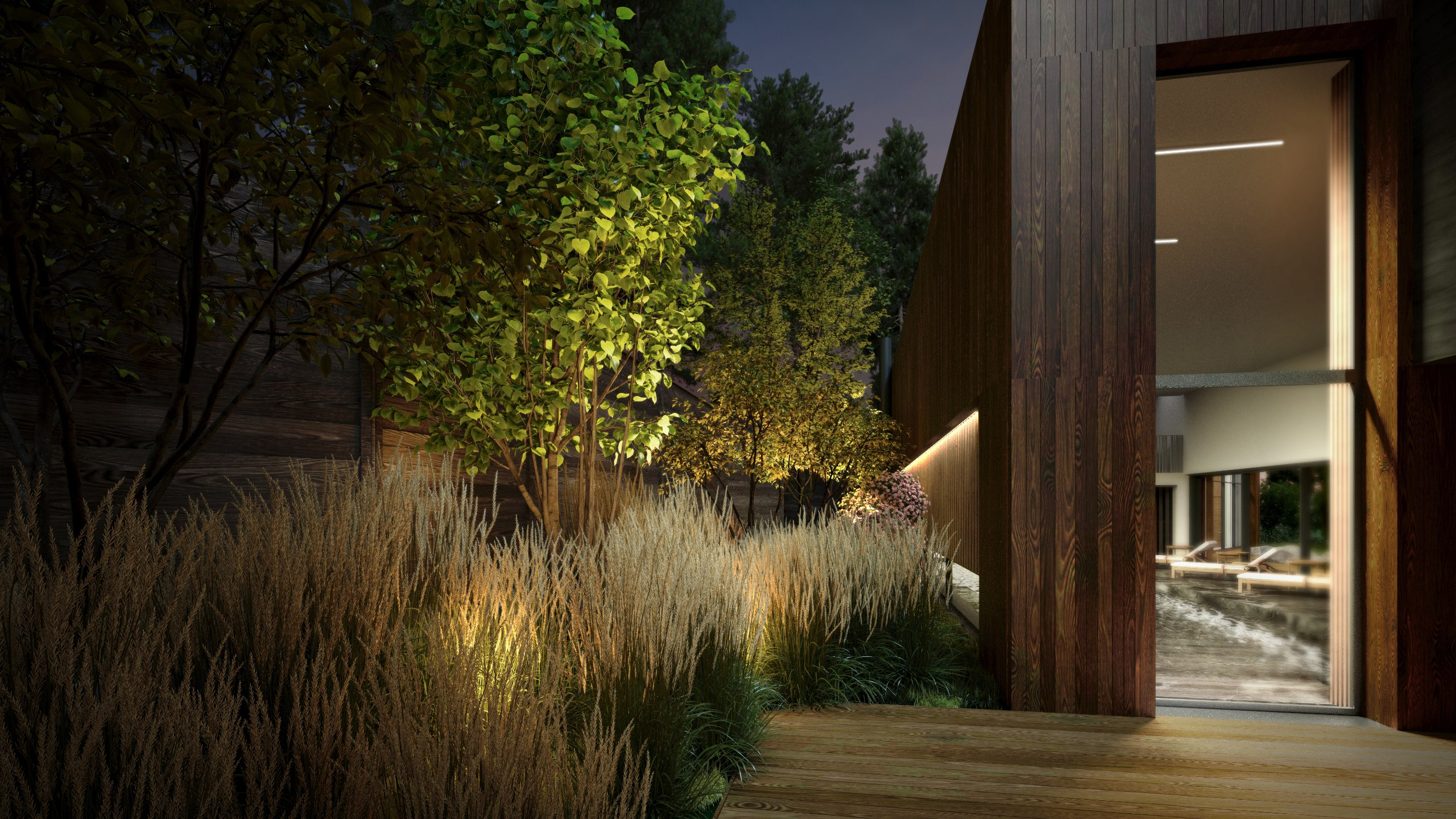 Рендер фасада дома — архитектурная визуализация