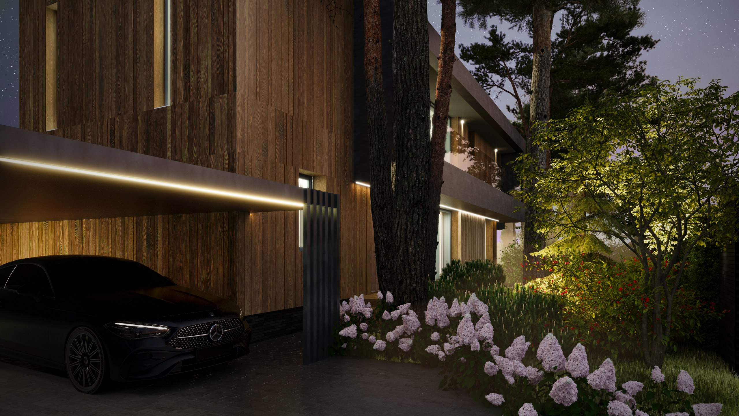 Визуализация загородного коттеджа — проектное решение