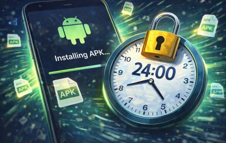 Android установка APK: период охлаждения 24 часа и защита