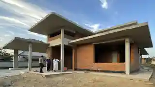 Монолитный каркас с заполнением полнотелым кирпичом