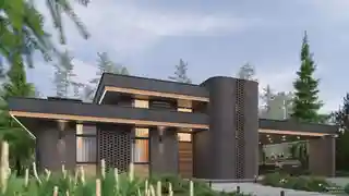 Небольшой дом со спортзалом и сауной