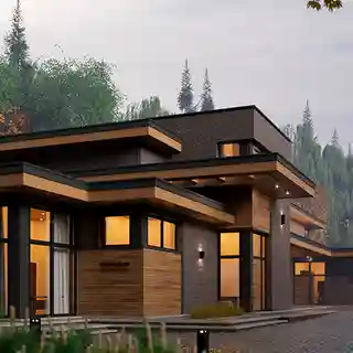 Дом на двух участках с возможностью раздельного использования