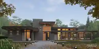 Проект дома с бассейном и спа