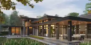 Проект дома с бассейном и спа