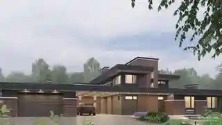 Дом с баней и гаражом на небольшом участке