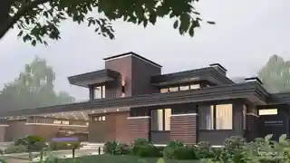 Дом с баней и гаражом на небольшом участке