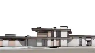 Комплексное освоение участка. 2 этажный дом, гостевой дом, cпа и бассейн