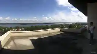 Вид из гостинной )