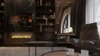 Мастер спальня и кабинет