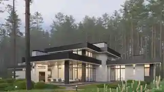 Небольшой дом с сауной и отдельностоящим гаражом