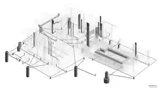 Изометрия Наружные сети. Водоснабжение и канализация.