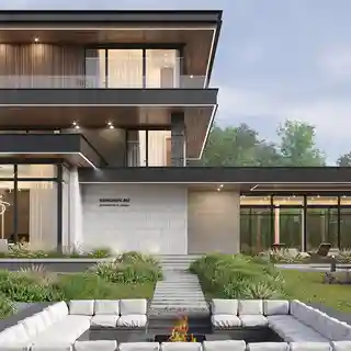 Дом с бассейном