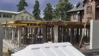 Опалубка перекрытия 1 этажа